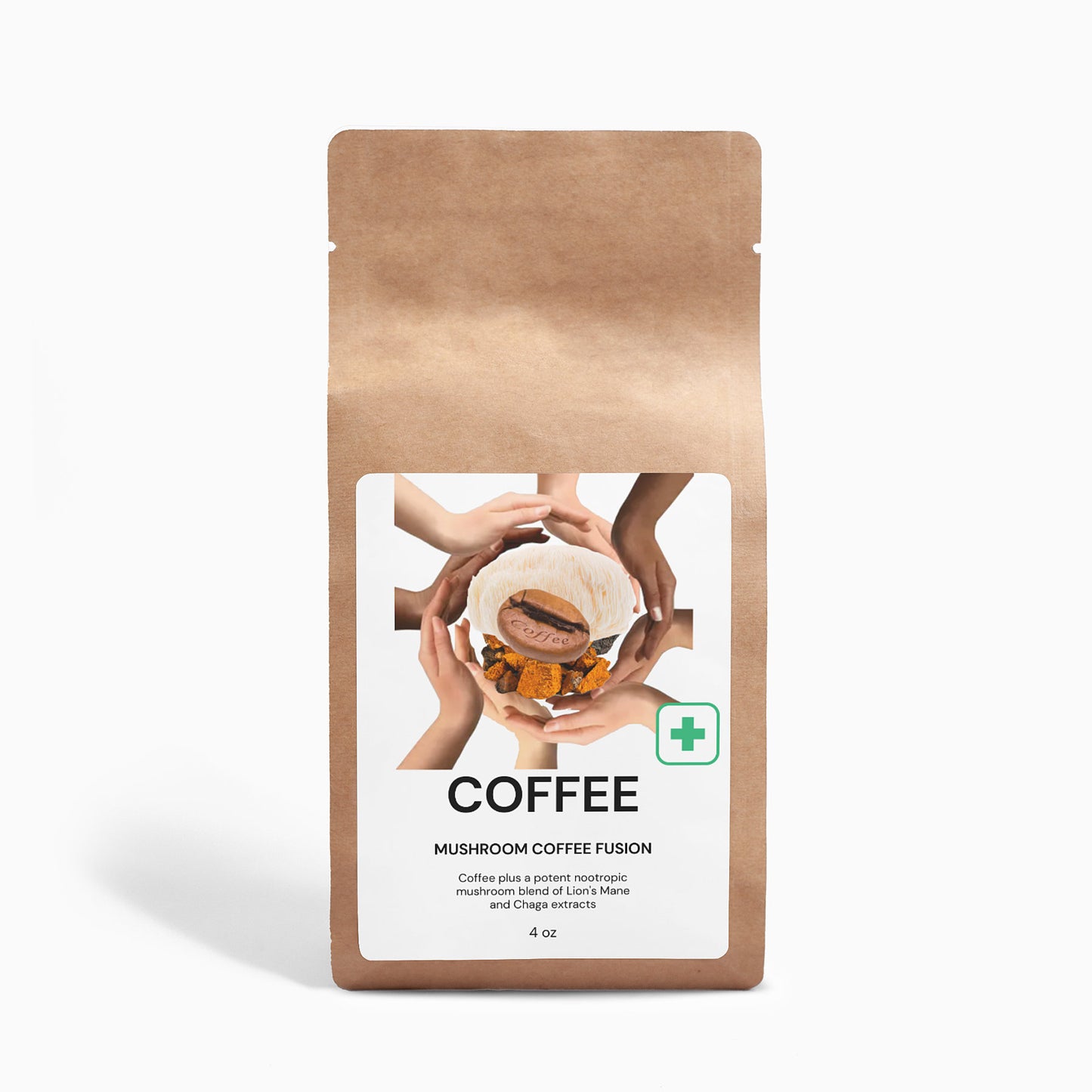 Mushroom Coffee Fusion - Lion’s Mane & Chaga 4oz