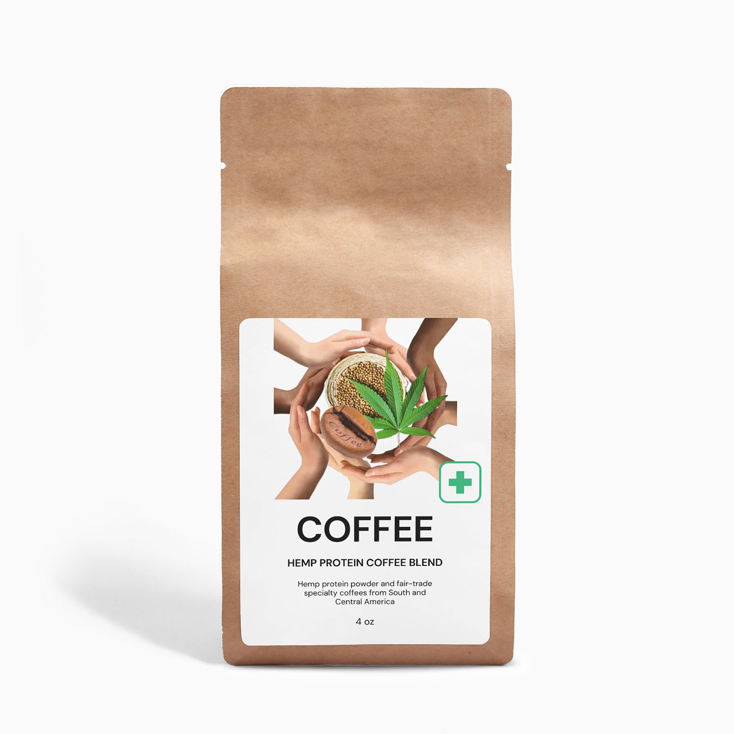 Organic Hemp Coffee Blend - Medium Roast 4oz